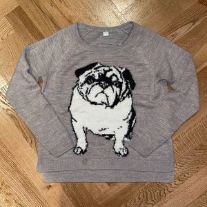 Anthropologie Doggy Knit Sweater